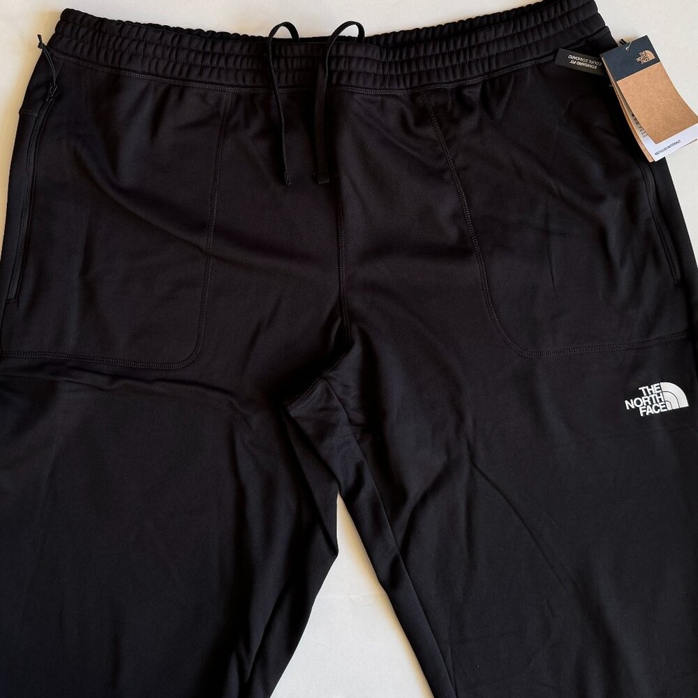The North Face Canyonlands Fleece Pants Standard Joggers TNF Black XXL - Picture 2 of 6